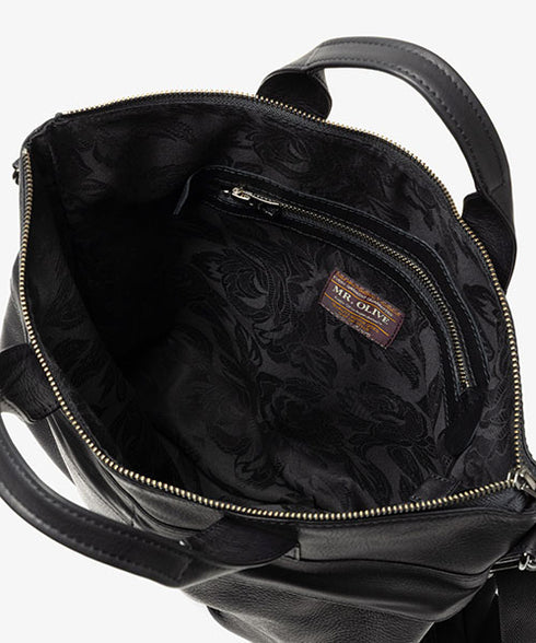 MR.OLIVE E.O.I / IMPERMA-LEATHER / HELMET BAG / ミスターオリーブ インペルマレザー ヘルメットバッグ